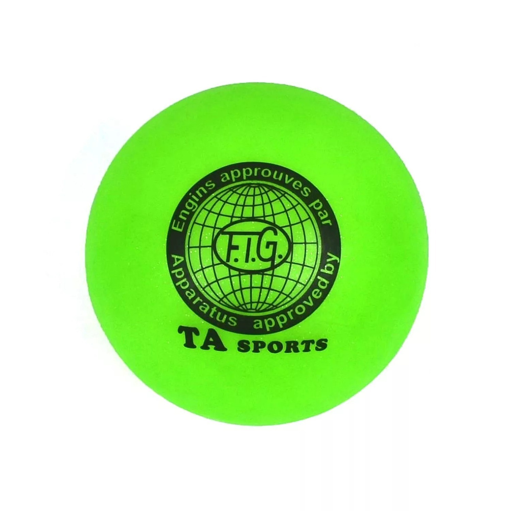 Мяч для художественной гимнастики CLIFF диаметр-18см, 300 г, блеск салатовый  #1