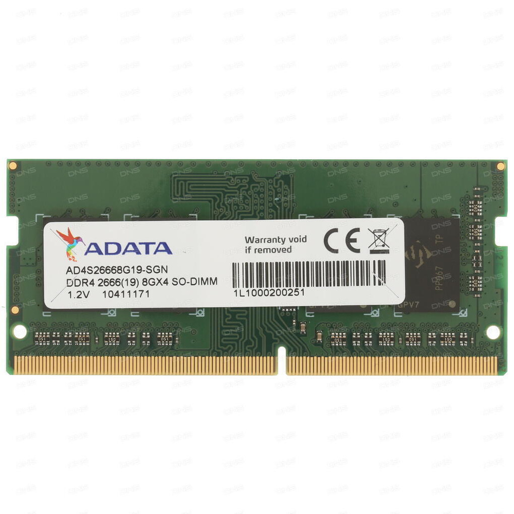 ADATA Оперативная память A-Data (AD4S26668G19-SGN) 1x8 ГБ (AD4S26668G19-SGN) #1