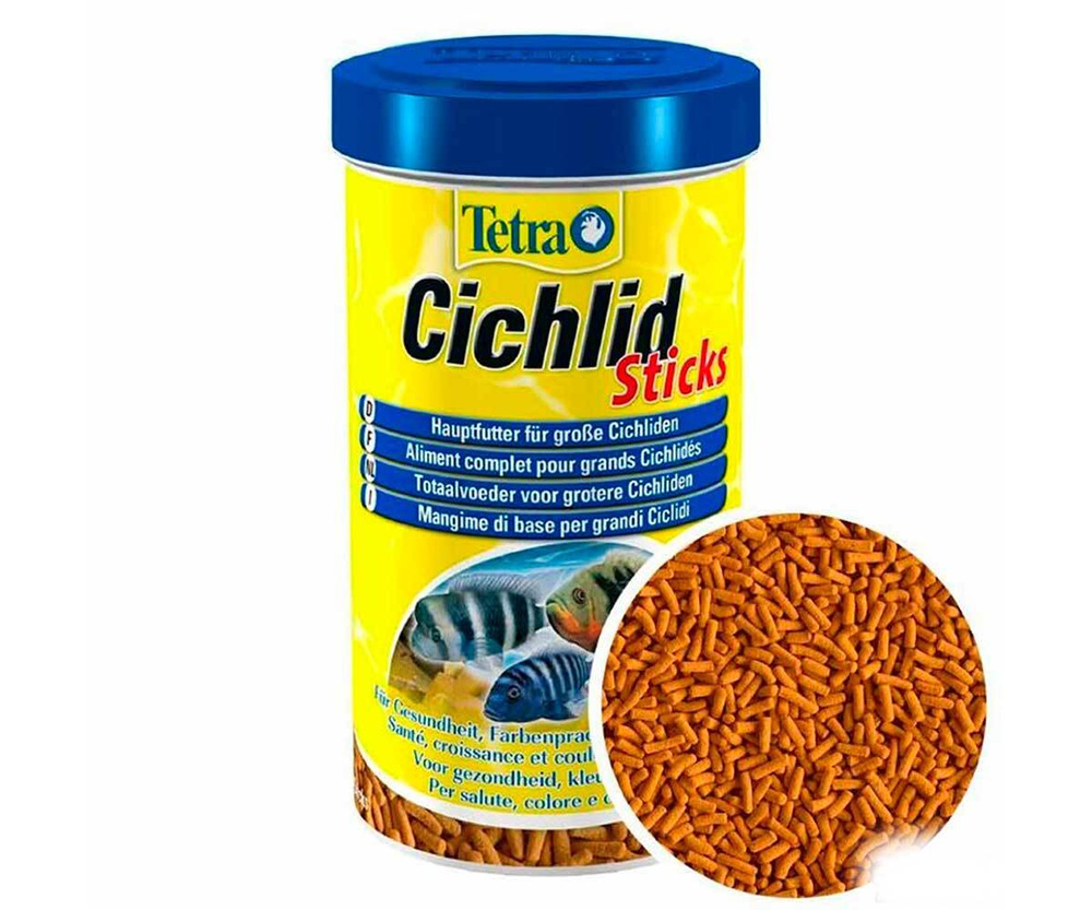 Корм для рыб Tetra для цихлид cichlid xl sticks палочки 1л 747371 #1