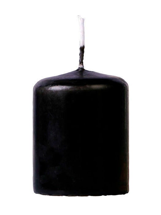 Черная свеча 5 см на Хэллоуин Borosko 29-0159-1 #1