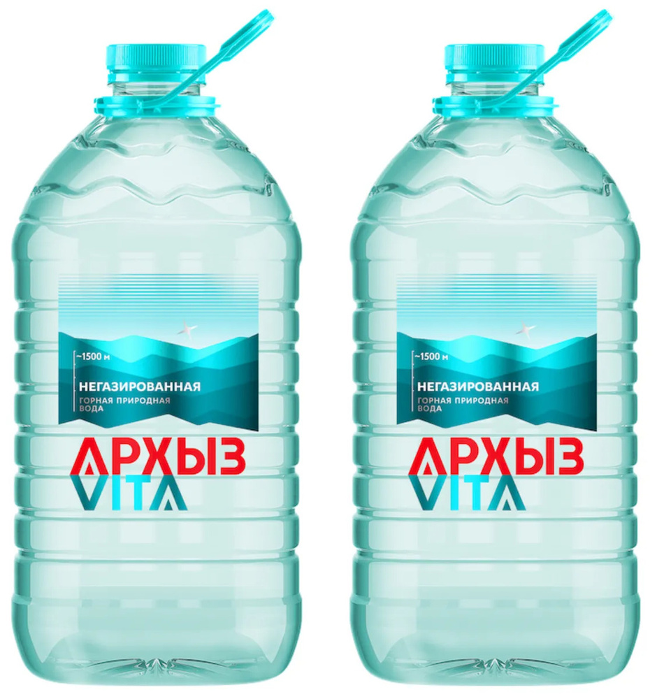 Минеральная вода Архыз Vita негазированная, ПЭТ 5 л (2 штук)  #1