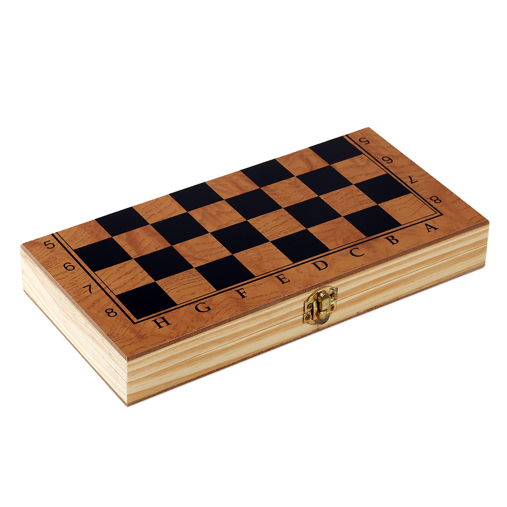 Игра настольная 3 в 1: нарды, шахматы, шашки 29х29 см, S3029 #1