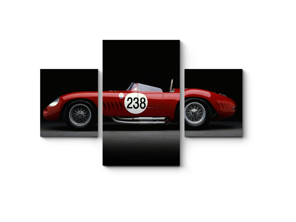 Модульная картина Гоночный ретро Мазерати - купить по выгодной цене в ...