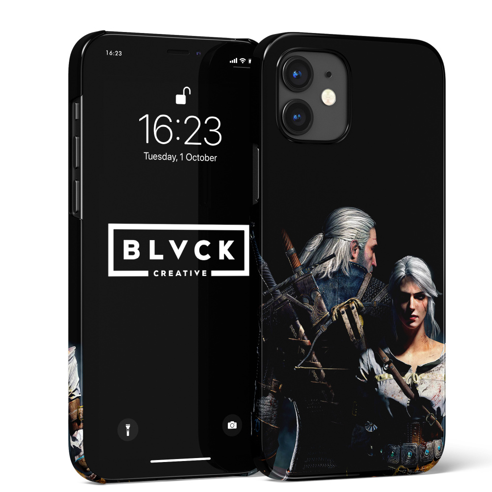 Чехол для IPhone 13 Pro Max с рисунком "The Witcher" / Накладка с принтом Ведьмак  #1