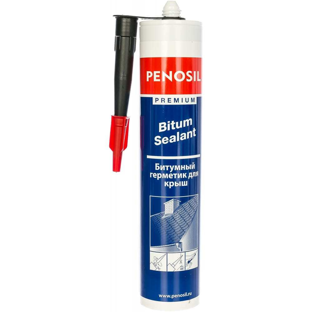 Герметик  Penosil Bitum, битумный для крыши, черный 280ml Н4190 #1