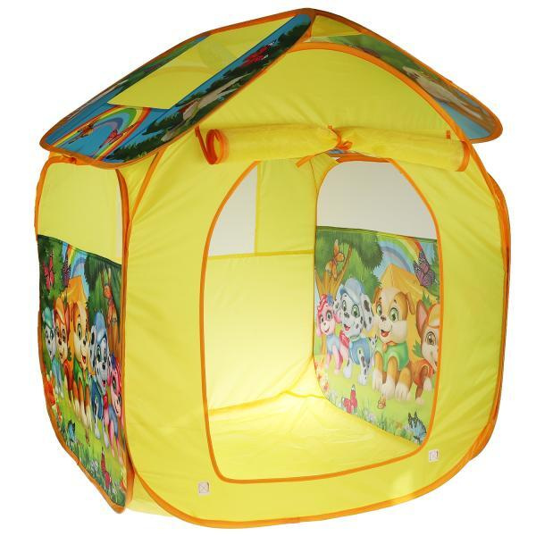 Палатка детская игровая ЩЕНКИ 83 см x 80 см x 105 см #1