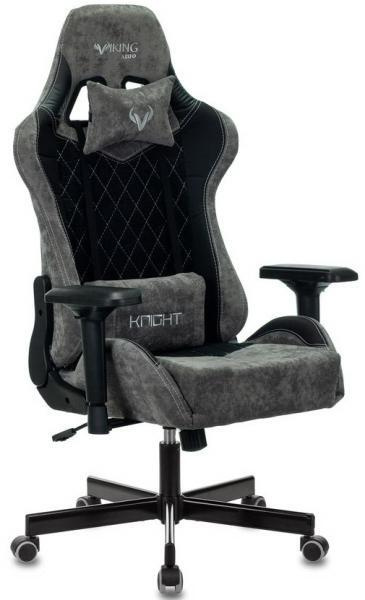 ZOMBIE Игровое компьютерное кресло VIKING 7 KNIGHT B, черный/серый  #1