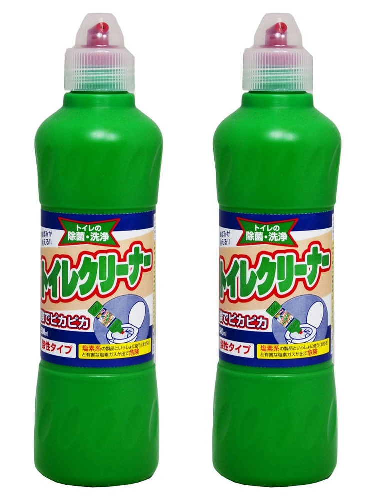 Чистящее средство для унитаза с соляной кислотой Mitsuei Toilet Cleaner, 500 мл *2шт. Япония  #1