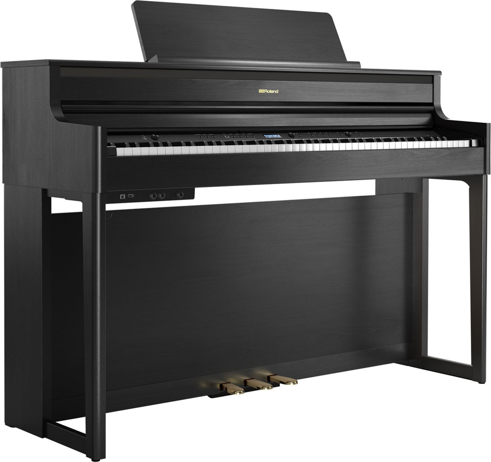 Цифровое пианино Roland HP704-CH древесный уголь #1