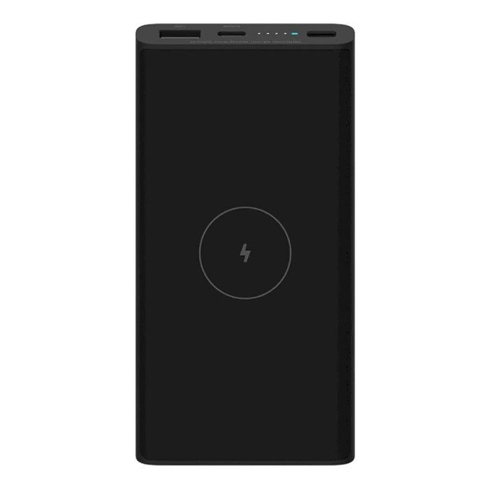 Внешний аккумулятор Xiaomi Mi 10W Wireless (BHR5460GL), USB/USB-C, 3 А, 10000 мАч, черный  #1