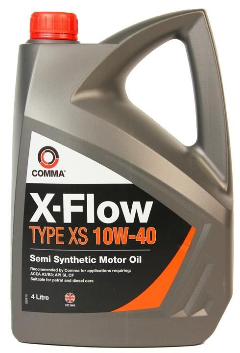 Comma X-FLOW TYPE XS 10W-40 Масло моторное, Полусинтетическое, 4 л #1