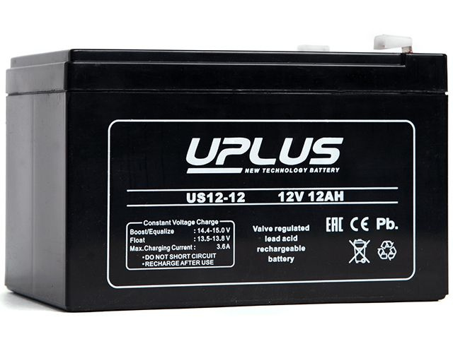 Аккумулятор UPLUS AGM Leoch US12-12 12V 12Ah для ИБП #1