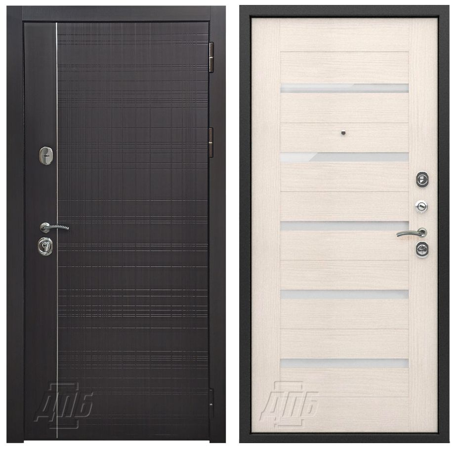 Входная металлическая дверь для квартиры ДПБ "Техно New СБ-1 Сандал светлый", 960х2050, тепло-шумоизоляция, #1