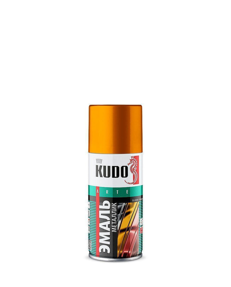 KUDO Аэрозольная краска Быстросохнущая, до 50°, Акриловая, 0.21 л, 0.21 кг, бронза  #1