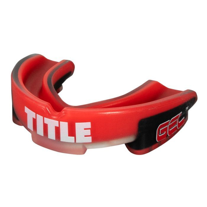 Капа боксерская TITLE Gel Triple-Shox Mouthguard 2.0, красная #1