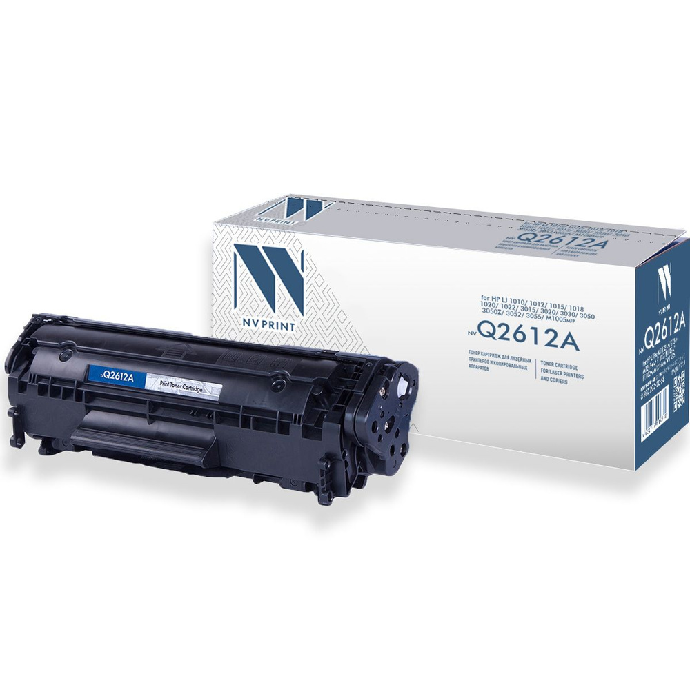 Картридж NV Print Q2612A для лазерного принтера HP LaserJet 1010 / 1012 / 1015 / 1018 / 1020 / 1022 / #1