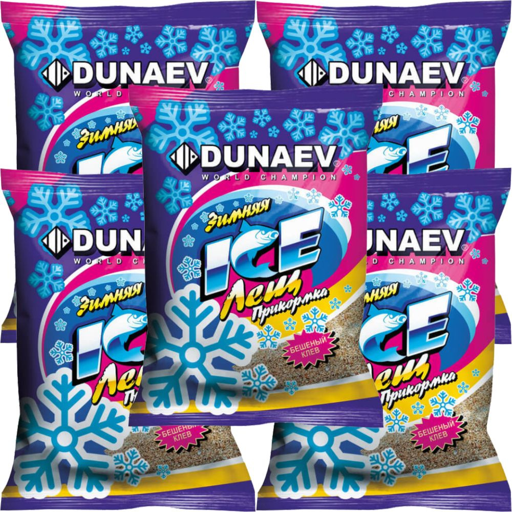 Прикормка зимняя Dunaev ICE КЛАССИКА Лещ (5 упаковок/3.75 кг) #1