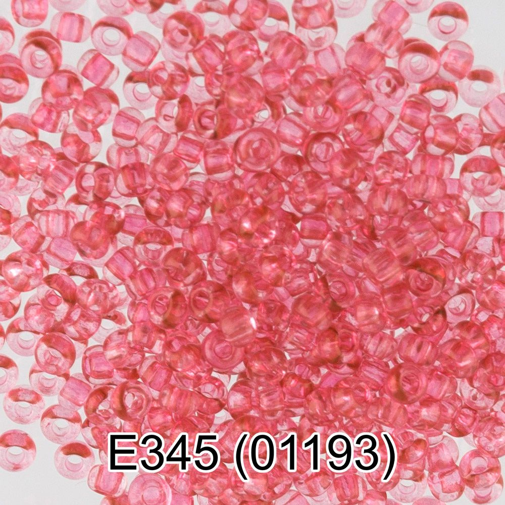 Бисер Чехия "GAMMA" 10/0 2.3 мм 50 г 1-й сорт E345 розовый ( 01193 ), 1 шт. в заказе  #1