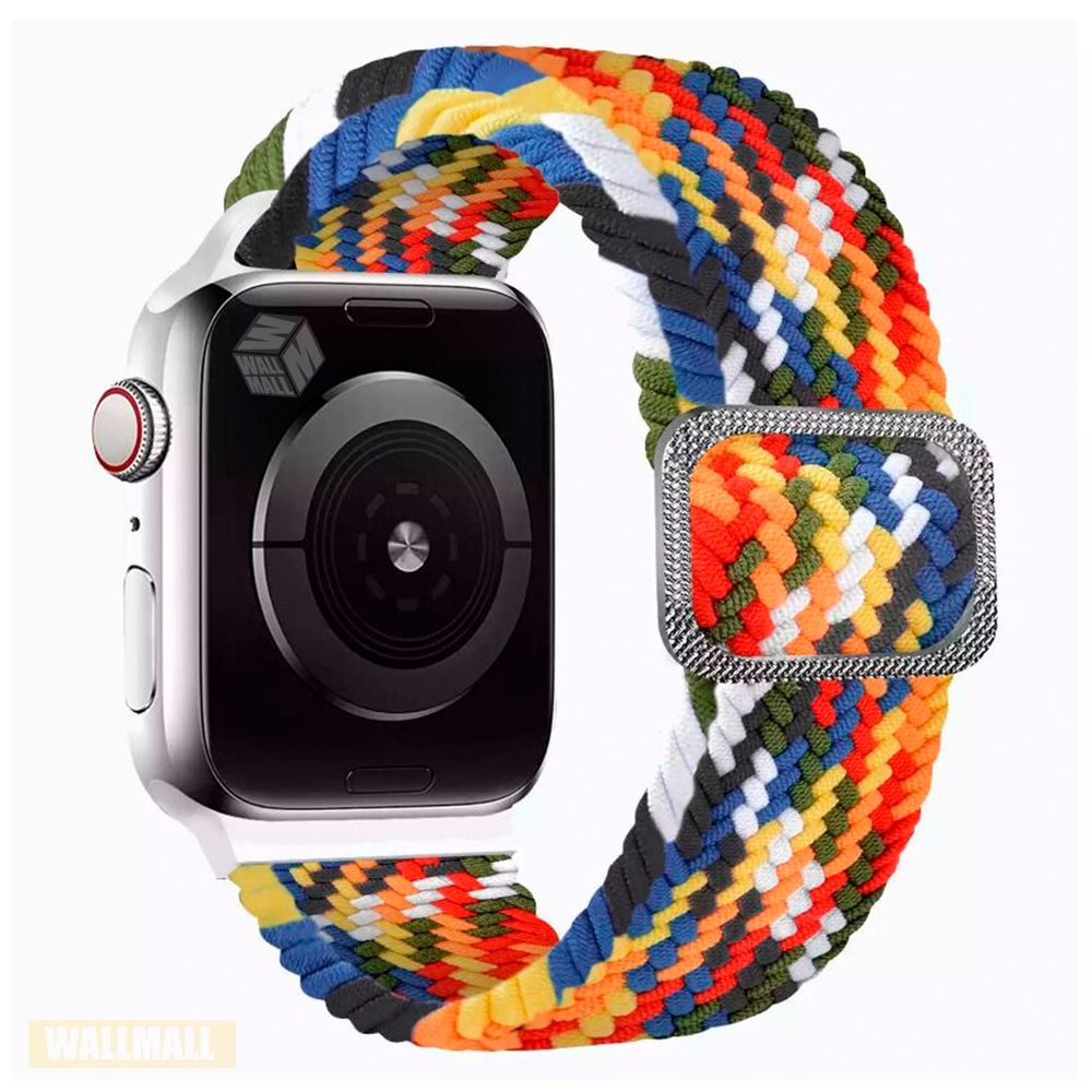 Эластичный нейлоновый ремешок для умных смарт часов Apple Watch 38-41 mm, series 1-7 (для эпл вотч), #1