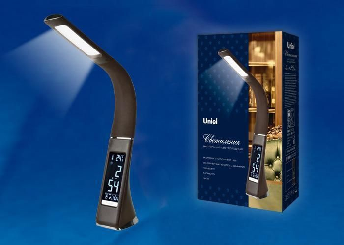 Настольная лампа (UL-00001817) Uniel TLD-542 Brown/LED/300Lm/5000K/Dimmer #1