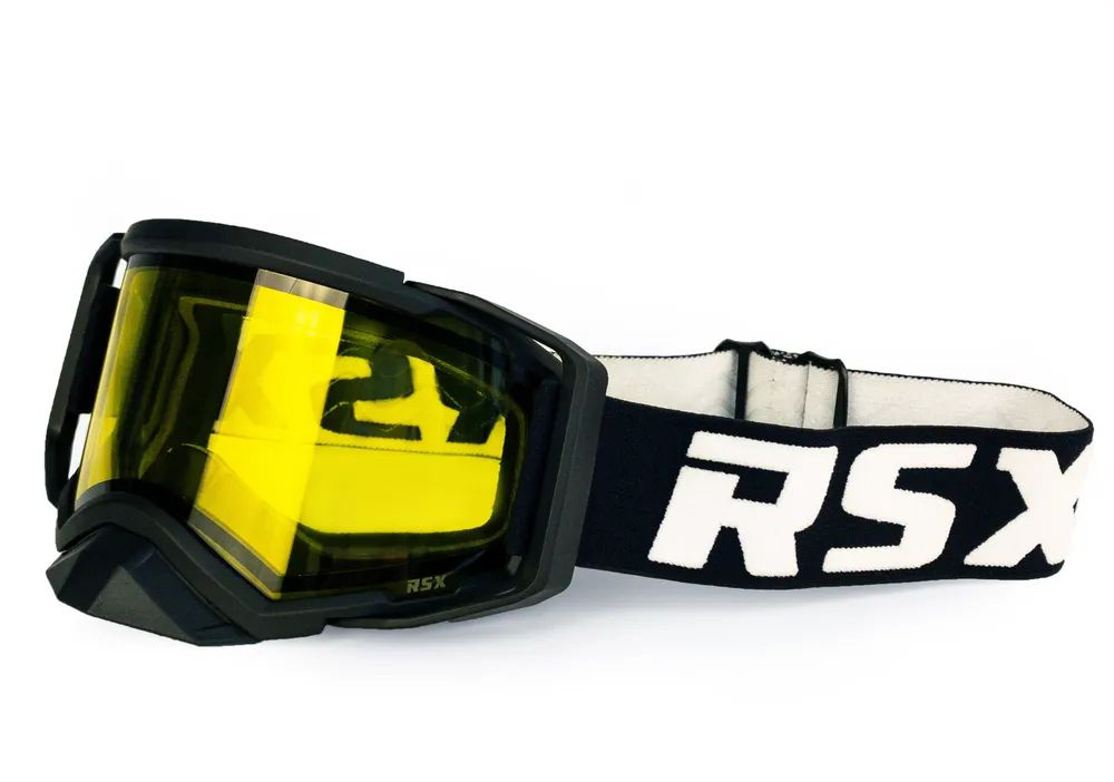 Снегоходные Очки RSX Blizzard Dual Lens (Black, желтые) #1