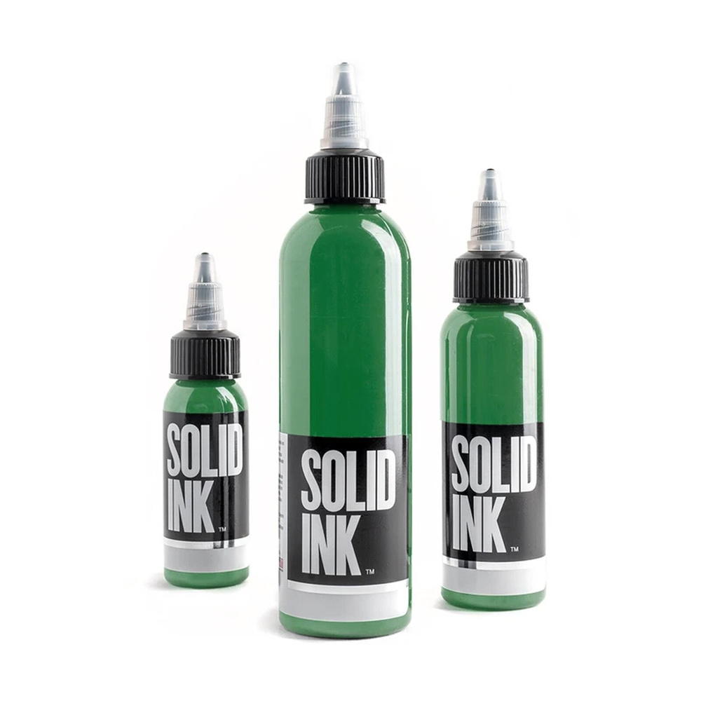 Краска Solid Ink Medium Green (1/2 унции - 15 мл) #1