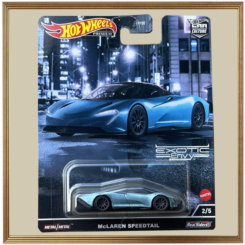 Машинка Hot Wheels коллекционная (оригинал) McLAREN SPEEDTAIL #1