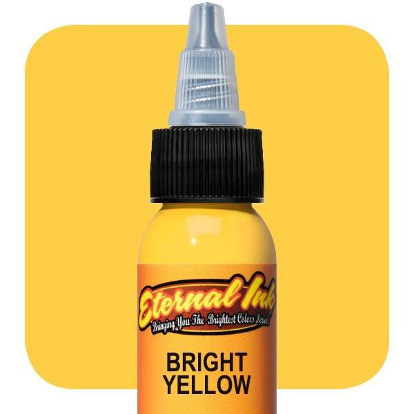 Тату краска Bright Yellow (1/2oz - 15мл) #1