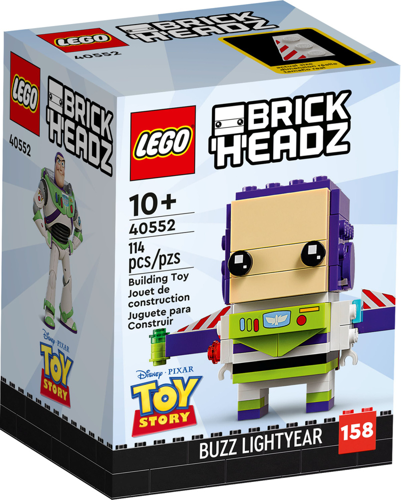 Лего BrickHeadz серия, LEGO Конструктор, лего 40552 Buzz Lightyear, Игрушки Lego для мальчиков и девочек #1