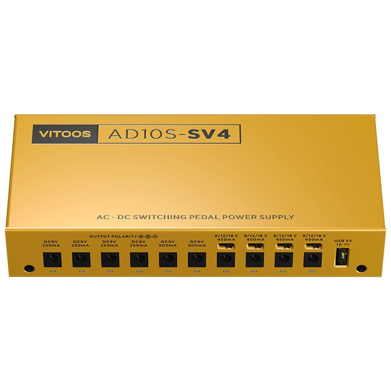 Блок питания для педали эффектов Vitoos AD10S-SV4 Fully Isolated Power ...