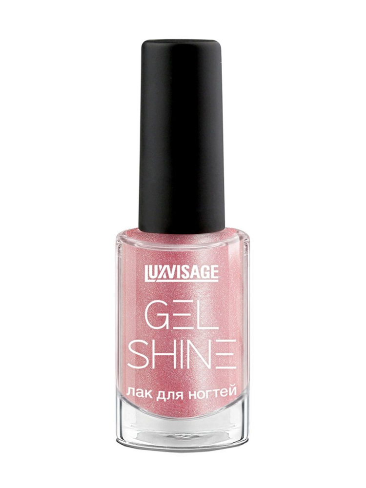 LUXVISAGE Лак для ногтей GEL SHINE перламутровый тон 106 розовый с жемчужным перламутром  #1