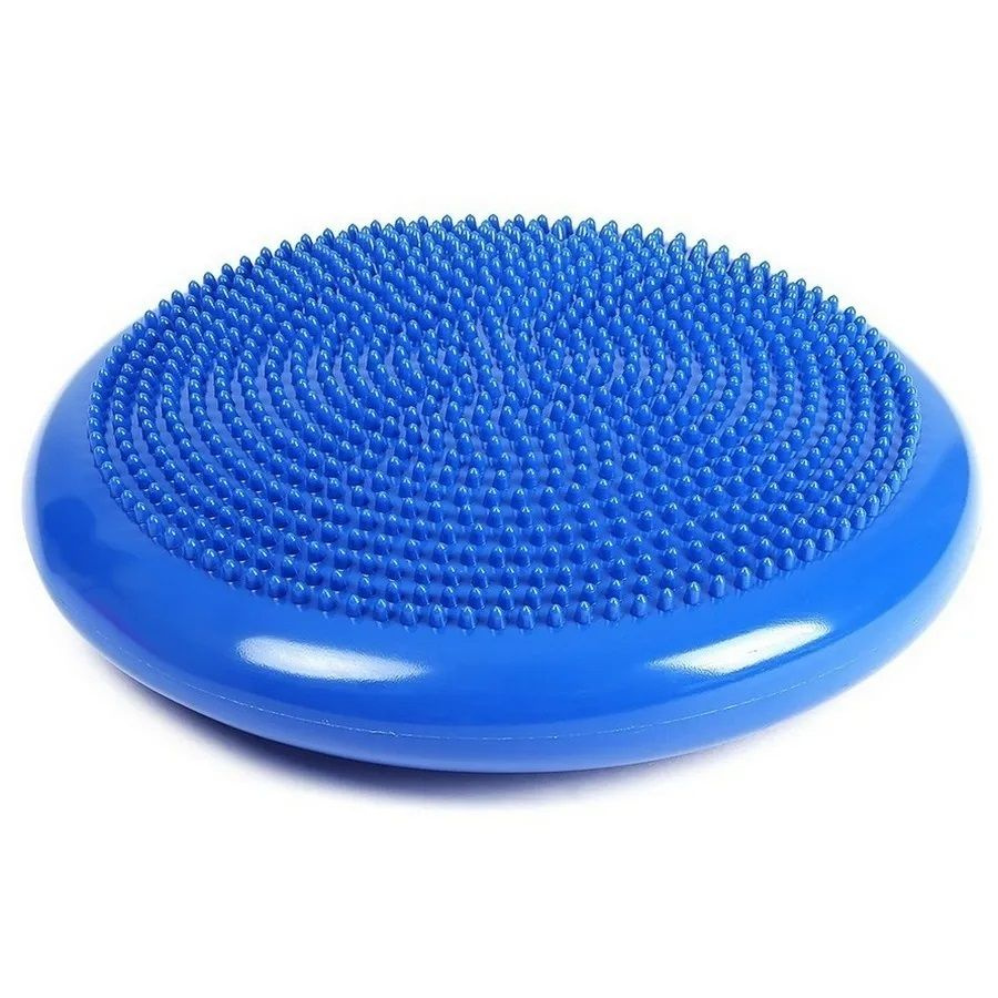 Массажная балансировочная подушка (полусфера) 33 см., синий  #1