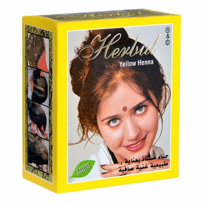 Хна Жёлтая Хербул (Yellow Henna Herbul), 6 х 10 грамм #1