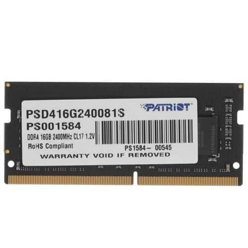 Patriot Memory Оперативная память Signature DDR4 2400 МГц 1x16 ГБ (PSD416G240081S)  #1