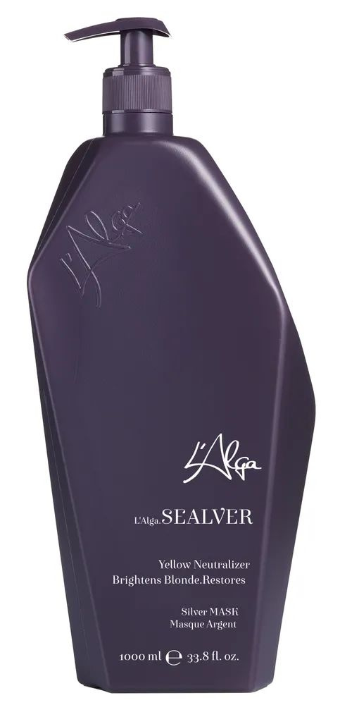 L'ALGA Маска SEALVER для нейтрализации желтизны Dry & Damaged Hair MASK 1000ml  #1