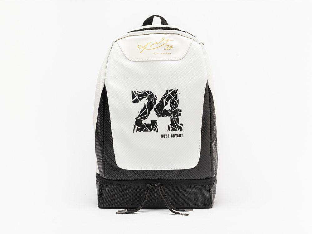 Рюкзак городской AIR KOBE BRYANT 24, рюкзак школьный, дорожный и спортивный. ЦВЕТ БЕЛЫЙ С ЧЕРНЫМ  #1