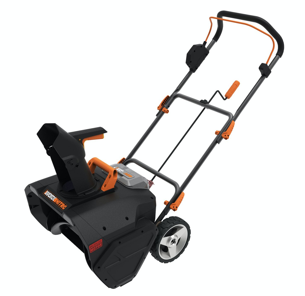 Снегоуборщик аккумуляторный WORX WG471E, 40В, 50см, бесщеточный, 2*4,0 Ач, двойное ЗУ 2x2A  #1