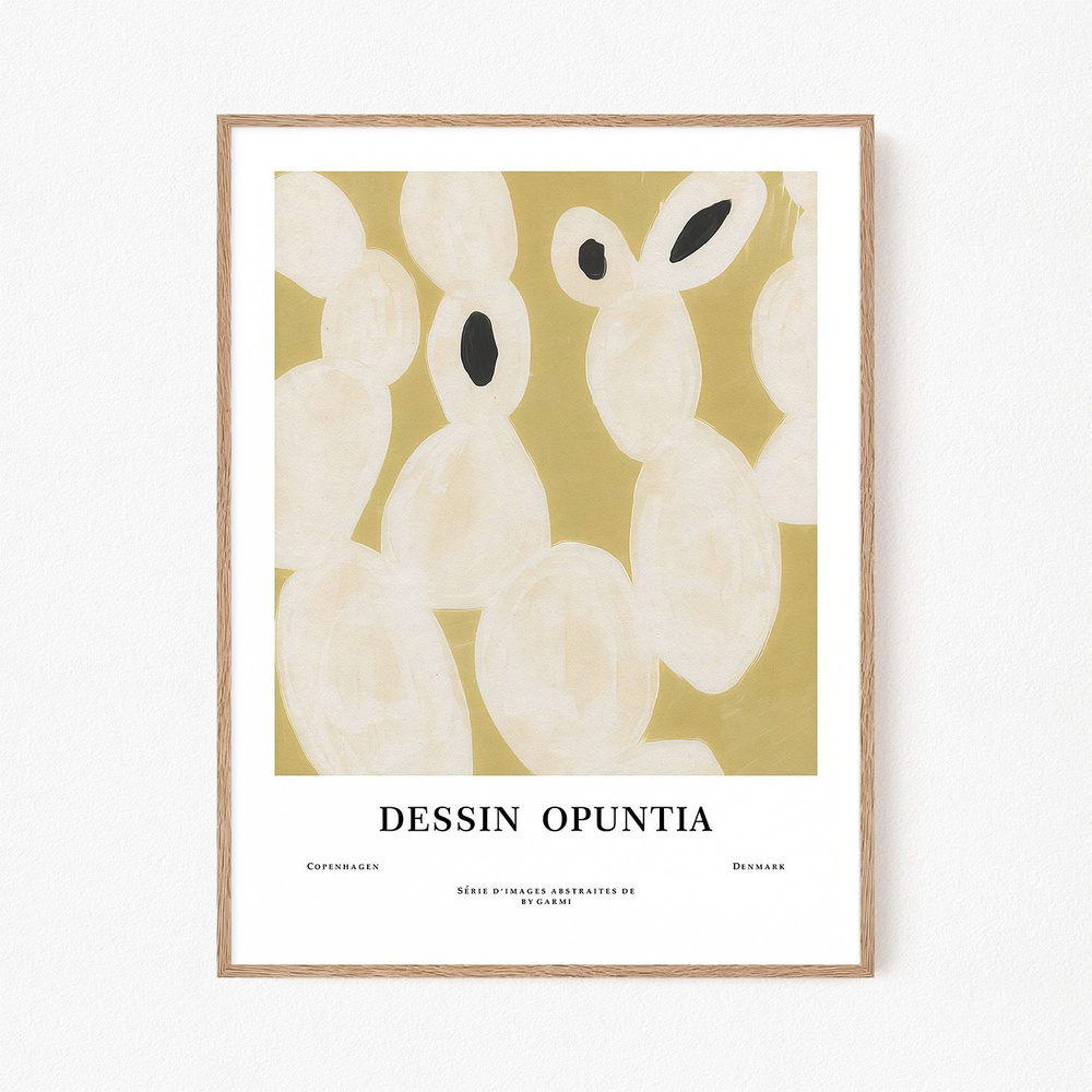 Постер для интерьера "Dessin Opuntia", 40х60 см #1