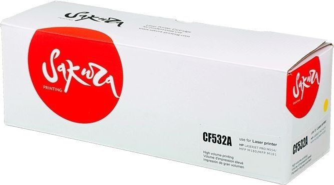 Sakura SACF532A картридж лазерный (HP 205A - CF532A) желтый 900 стр #1