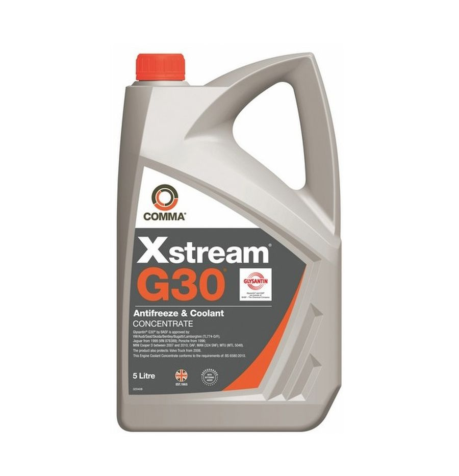 Антифриз Comma Xstream G30 Antifreeze Coolant Concentrate 5л, красный #1