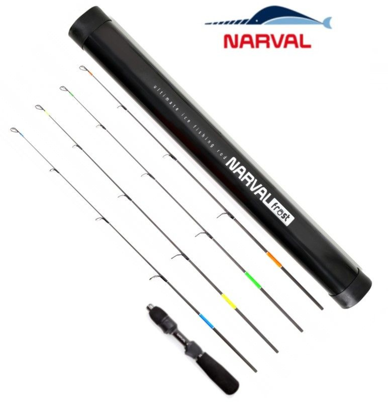 Удочка зимняя Narval Frost Ice Rod Long Handle Gen.2 Set 76cm / В комплекте рукоятка, 4 хлыста, тубус #1