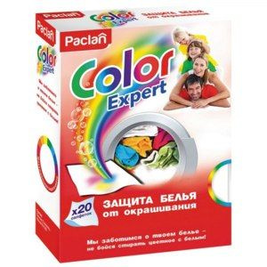 Салфетки для стирки Palcan Color Expert защита белья от окрашивания 3 уп/20 шт. 60 шт  #1