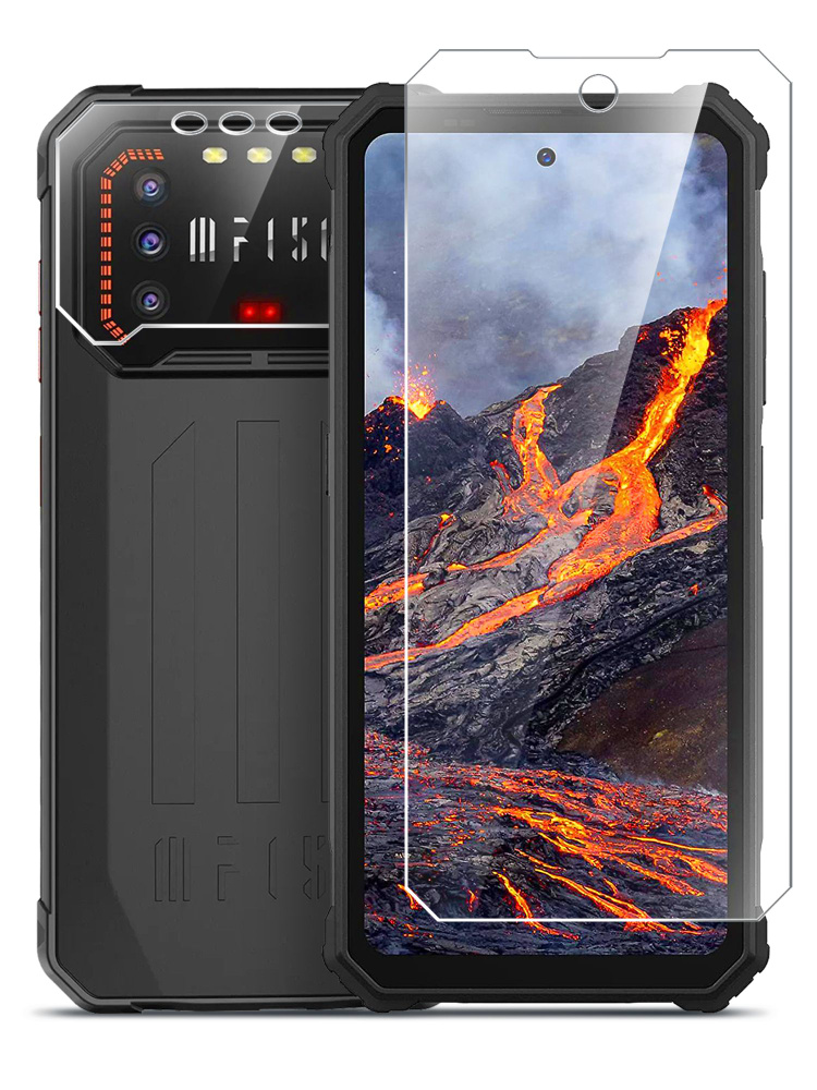 Защитное стекло на Oukitel F150 Air 1 Pro / B1 / B1 Pro на Экран и Камеру, гибридное: пленка + стекловолокно, #1