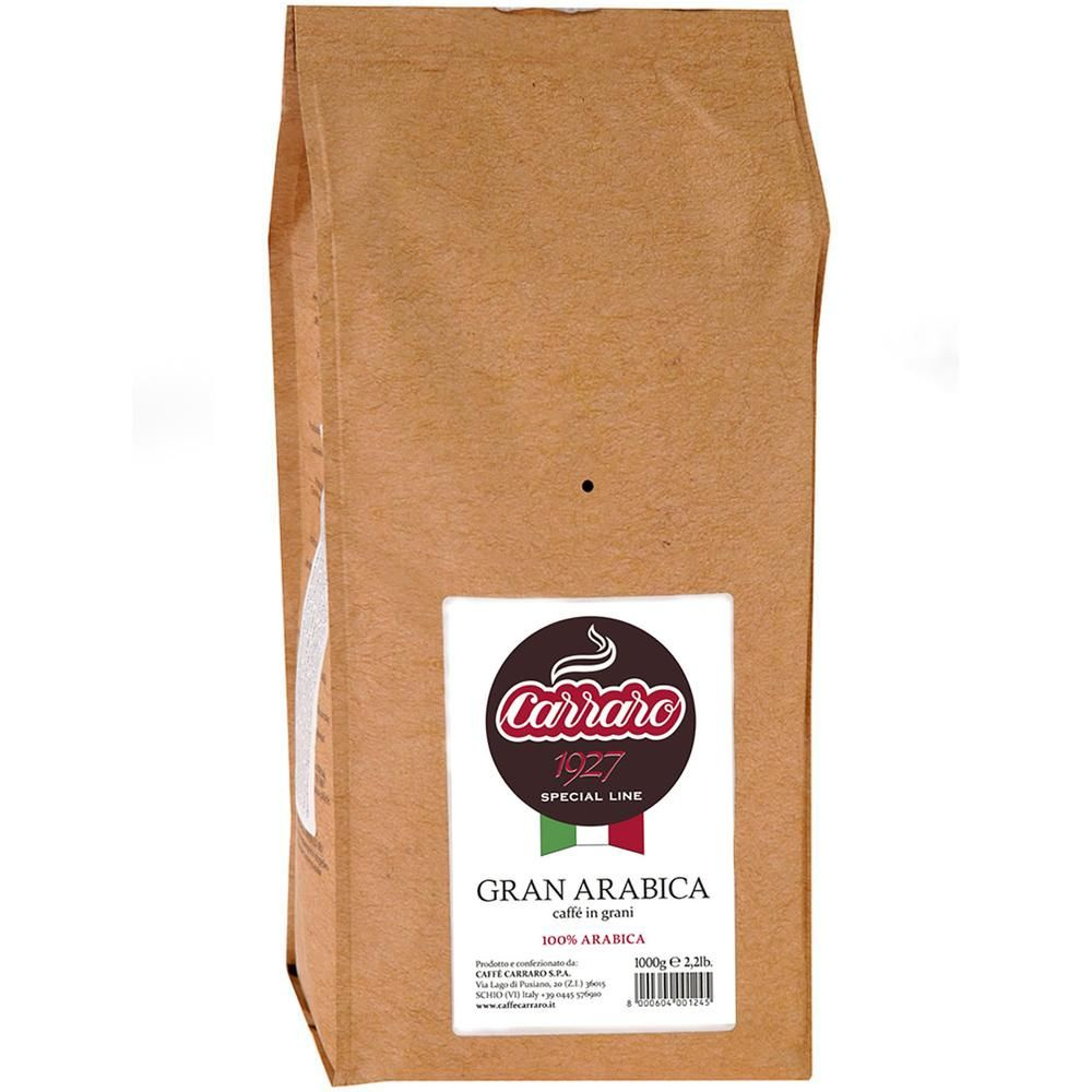 Кофе в зернах Carraro Espresso Gran Arabica 1 кг #1