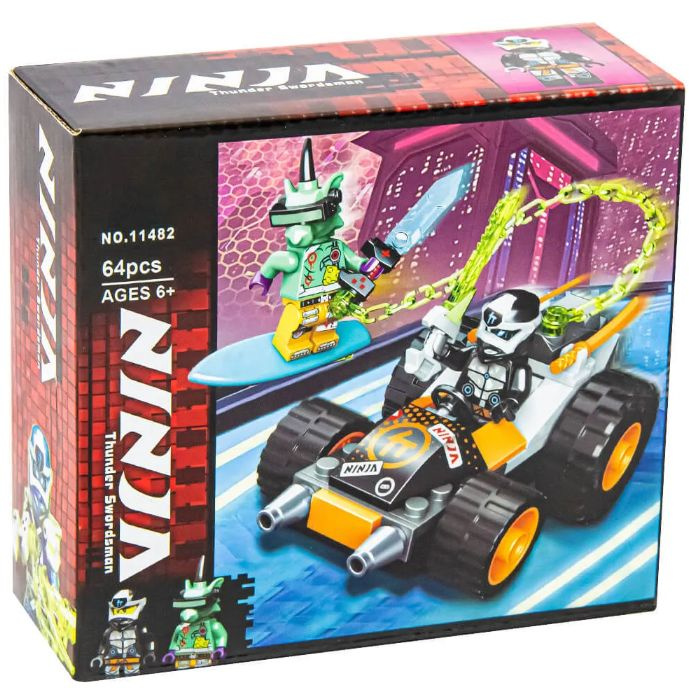 Конструктор Скоростной автомобиль Коула Ниндзя 11482 (сопоставим с LEGO NINJAGO 71706)  #1