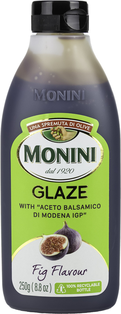 Соус бальзамический Monini Balsamic Glaze глазурь со вкусом инжира, 250мл  #1