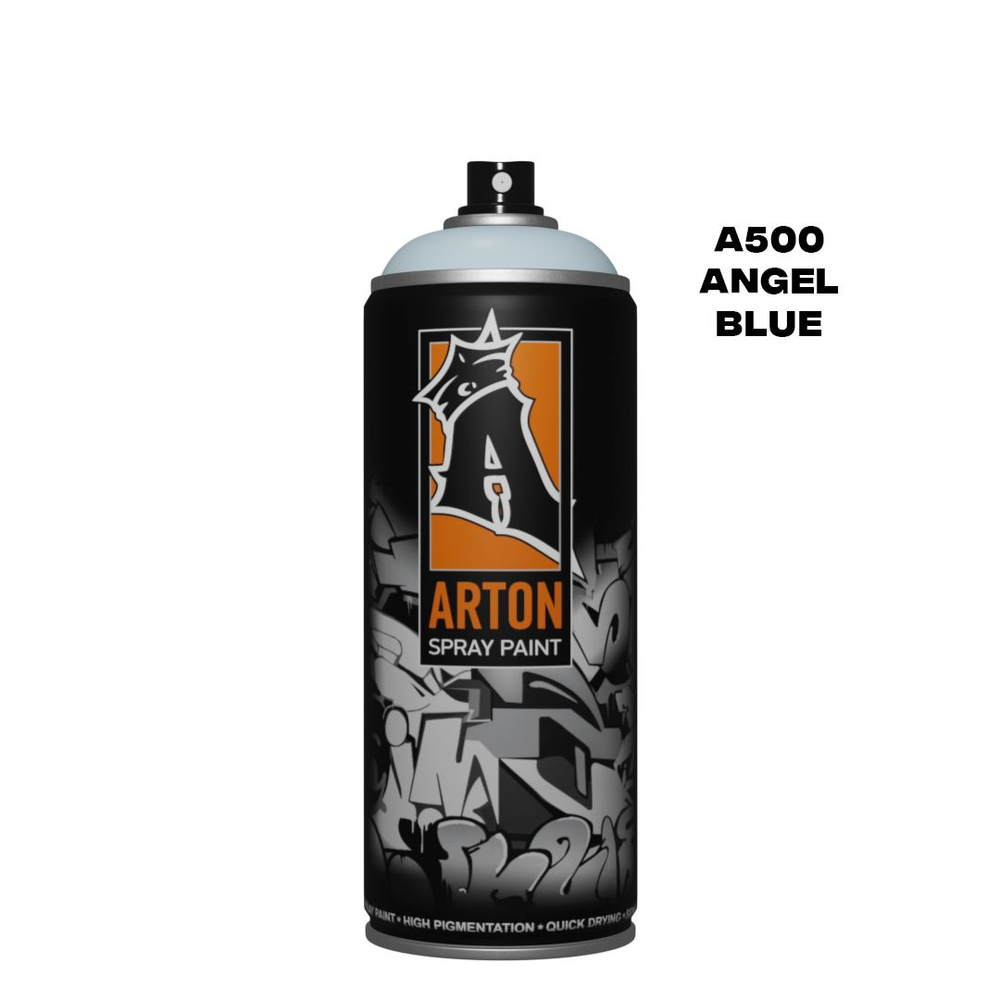 Аэрозольная краска для граффити и дизайна Arton A500 Angel Blue 520 мл (ангельски голубой)  #1
