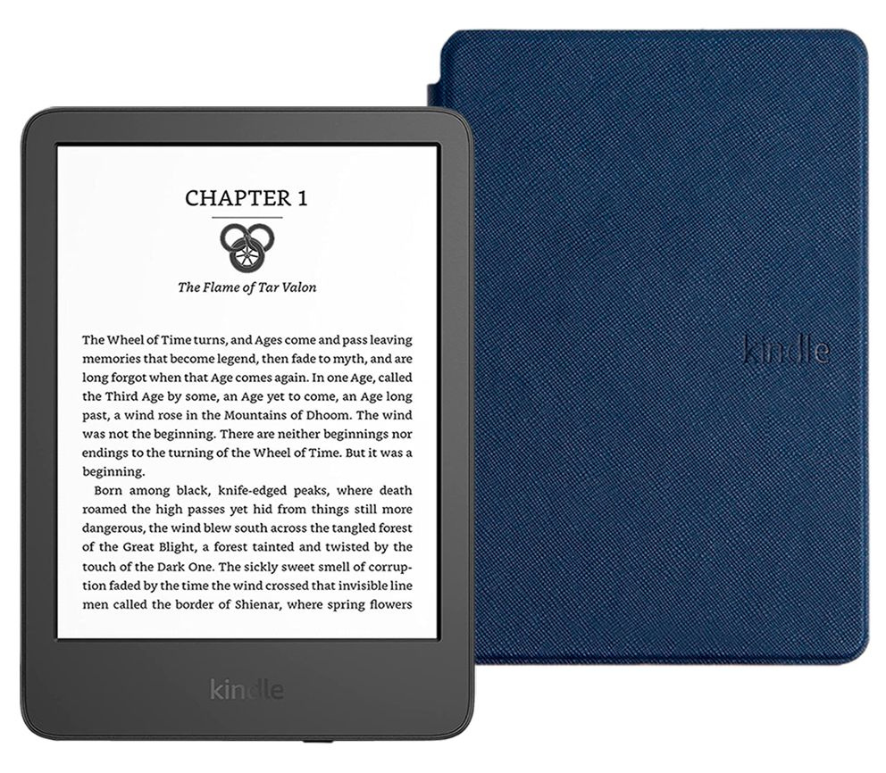 Amazon Kindle 6" Электронная книга 11 (16Gb) SO + обложка ReaderОNE, синий  #1