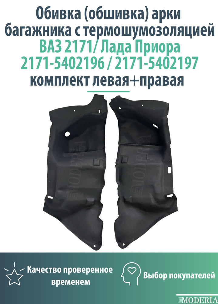Обшивка багажника 1119 (арки и боковины) (2 шт) г. Сызрань