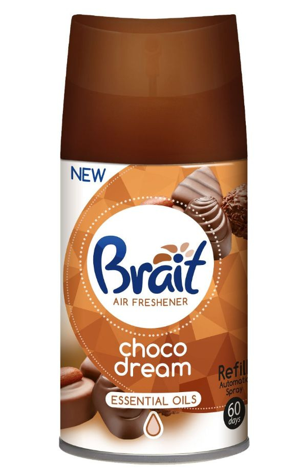 Brait Essential Oils Choco Dream Сменный освежитель воздуха для автоматического освежителя воздуха Шоколадная #1